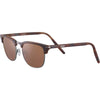 Serengeti ALRAY Sunglasses / Matte Brown Tortoise Acetate with Matte Dark Gunmetal Metal / Mineral Polarized Drivers Cat 2 to 3 / Size 55