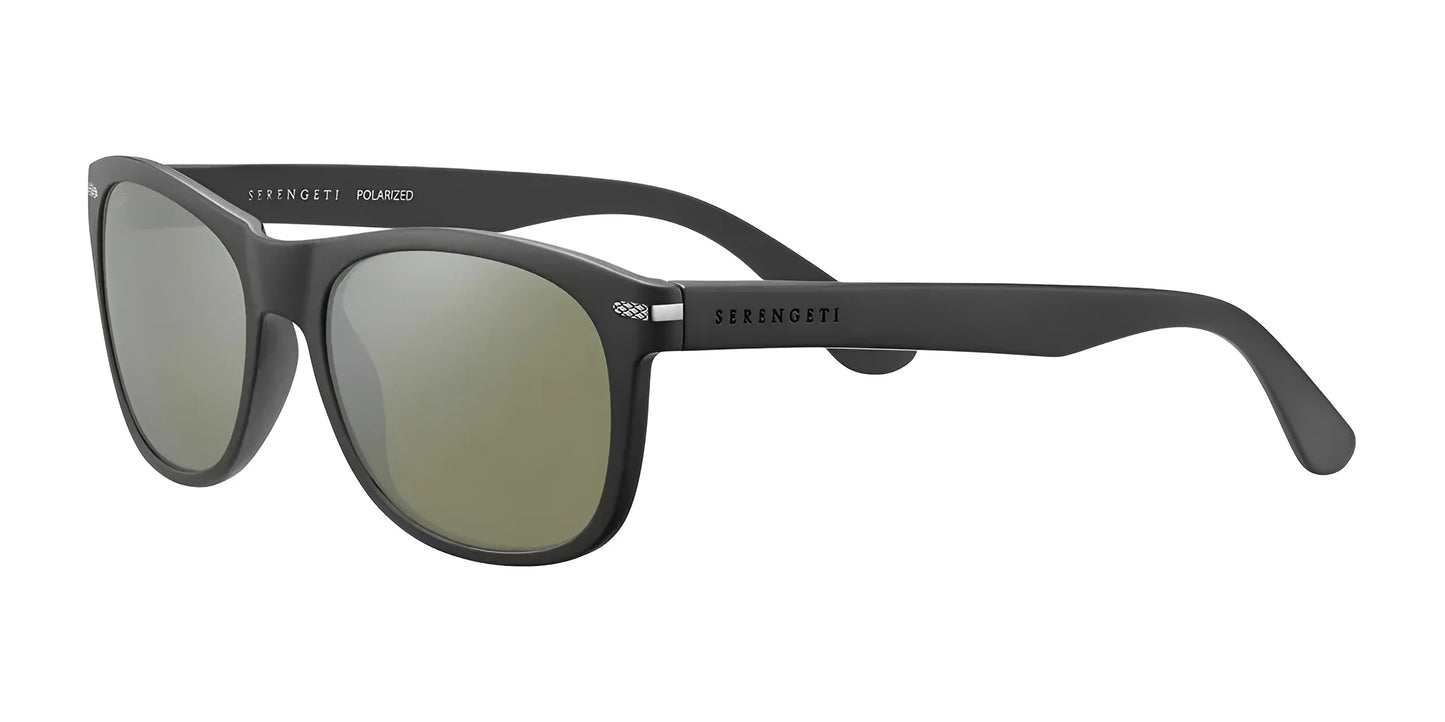 Serengeti Anteo Sunglasses Black Matte / Mineral Polarized 555nm Cat 3 to 3