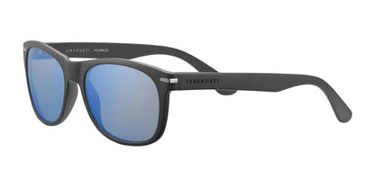 Serengeti Anteo Sunglasses Black Matte / Mineral Polarized 555nm Blue Cat 2 to 3