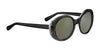 Serengeti BACALL Sunglasses | Size 55 / Shiny Black Transparent Layer / Mineral Polarized 555nm Cat 3 to 3