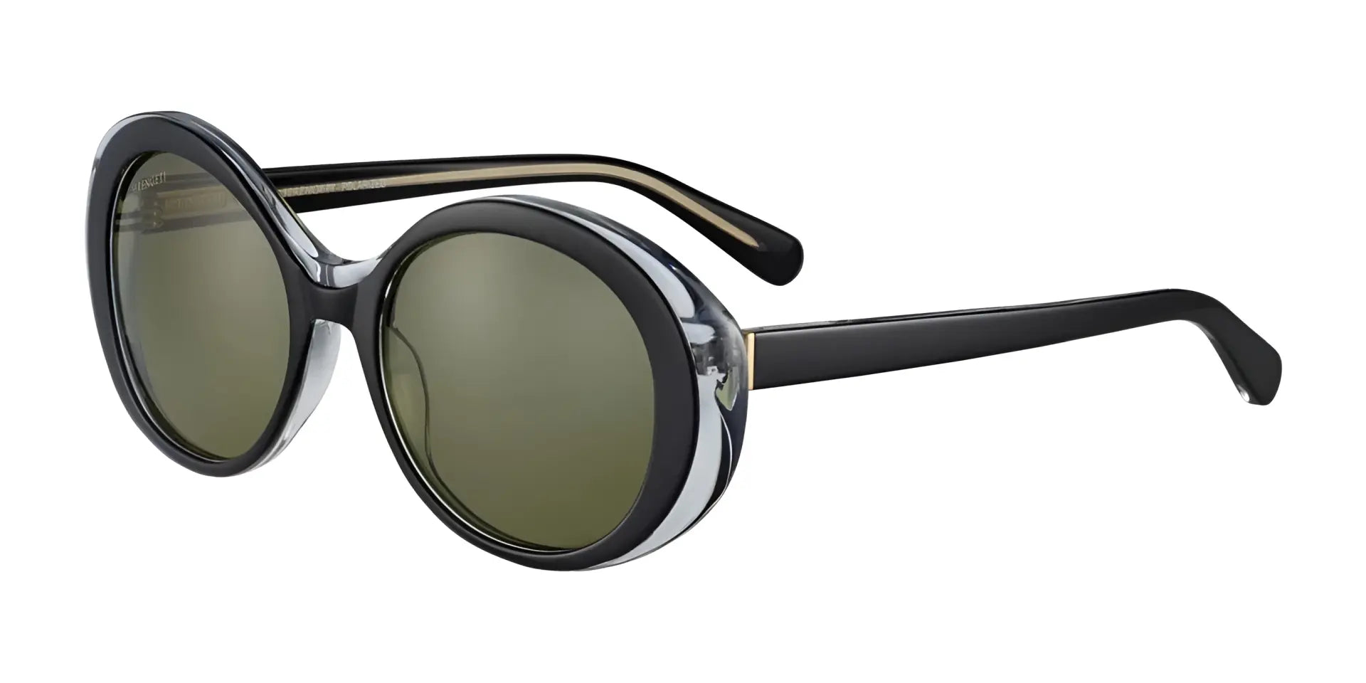 Serengeti BACALL Sunglasses Shiny Black Transparent Layer / Mineral Polarized 555nm Cat 3 to 3