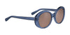 Serengeti BACALL Sunglasses | Size 55 / Shiny Crystal Fed Blue / Mineral Polarized Drivers Gradient Cat 2 to 3