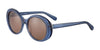 Serengeti BACALL Sunglasses | Size 55 / Shiny Crystal Caramel Brown / Mineral Non Polarized Drivers Gradient Cat 2 to 3