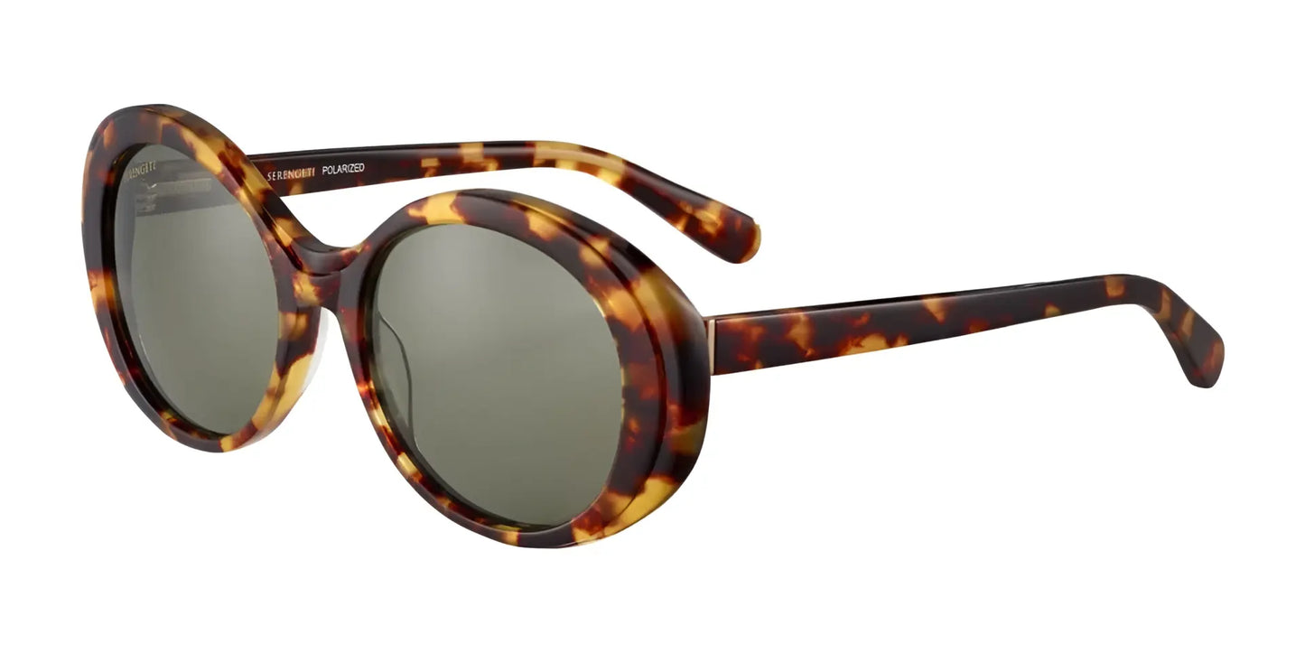 Serengeti BACALL Sunglasses Shiny Tortoise Havana / Mineral Polarized 555nm Cat 3 to 3