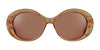 Serengeti BACALL Sunglasses | Size 55 / Shiny Crystal Caramel Brown / Mineral Non Polarized Drivers Gradient Cat 2 to 3
