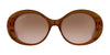 Serengeti BACALL Sunglasses | Size 55 / Shiny Crystal Caramel Brown / Mineral Non Polarized Drivers Gradient Cat 2 to 3