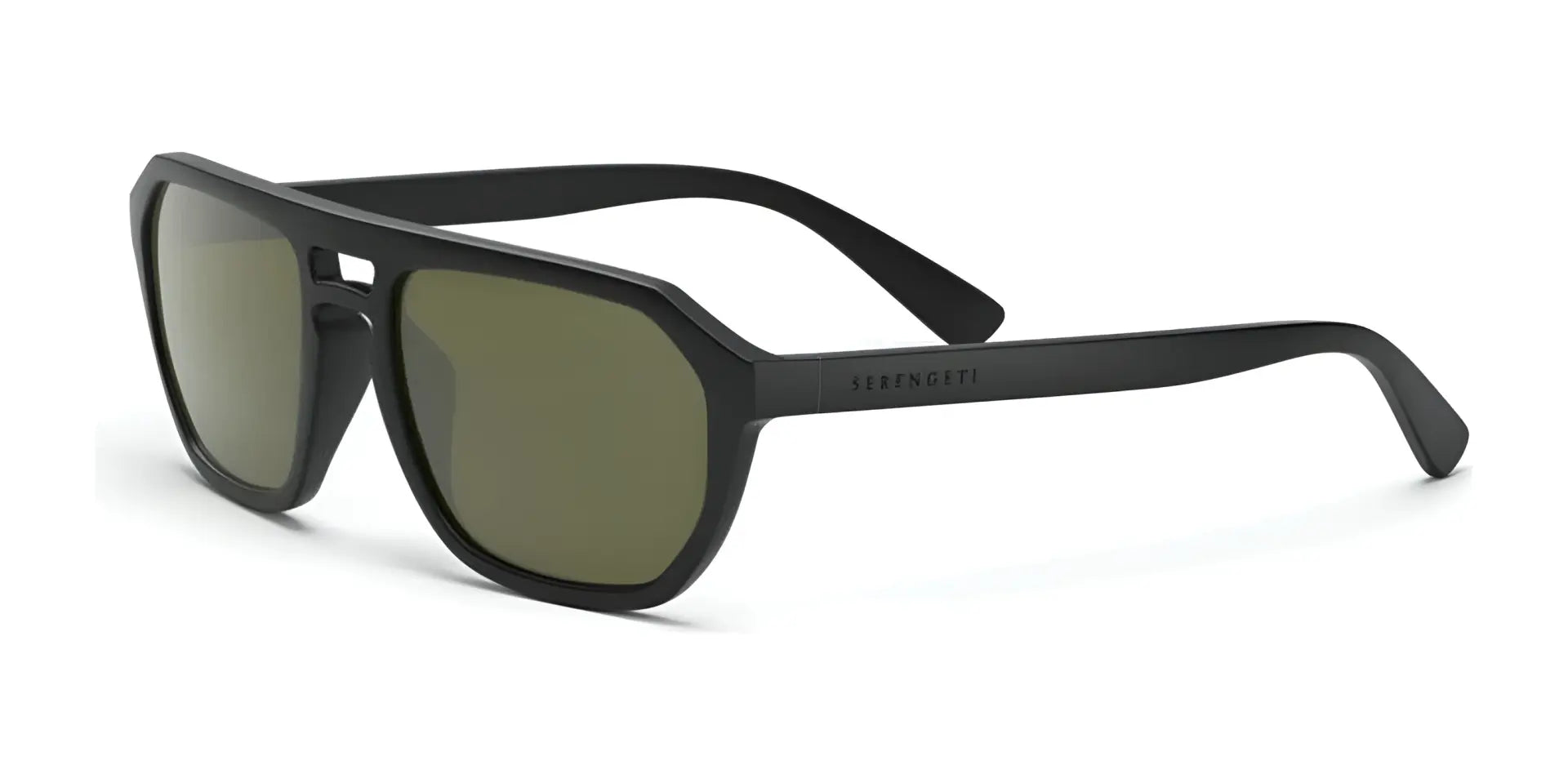 Serengeti BELLEMON Sunglasses Matte Black / Saturn 555nm Cat 2 to 3