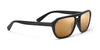 Serengeti BELLEMON Sunglasses | Size 56 / Matte Black / Saturn Polarized Drivers Gold Cat 2 to 3