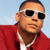 Serengeti BELLEMON Sunglasses | Size 56 / Matte Black / Saturn 555nm Cat 2 to 3