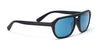 Serengeti BELLEMON Sunglasses | Size 56 / Rubberised Dark Blue / Saturn Polarized 555nm Blue Cat 2 to 3