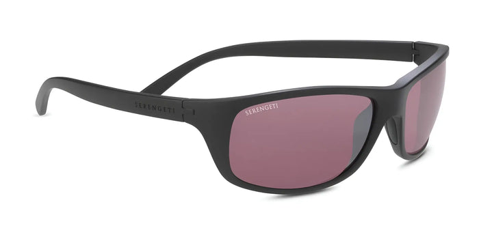 Serengeti BORMIO Sunglasses | Size 62 / Black Matte / Saturn Polarized Sedona Cat 2 to 3