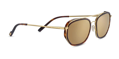 Serengeti BORON Sunglasses / Size 56 / Shiny Dark Gunmetal Black Shiny Acetate / Mineral Polarized 555nm Cat 3 to 3