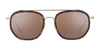 Serengeti BORON Sunglasses | Size 56 / Shiny Dark Gunmetal Black Shiny Acetate / Mineral Polarized 555nm Cat 3 to 3