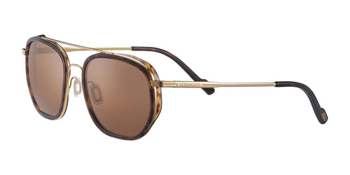Serengeti BORON Sunglasses / Size 56 / Shiny Dark Gunmetal Black Shiny Acetate / Mineral Polarized 555nm Cat 3 to 3