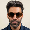 Serengeti BORON Sunglasses | Size 56 / Shiny Dark Gunmetal Black Shiny Acetate / Mineral Polarized 555nm Cat 3 to 3