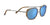 Serengeti BORON Sunglasses | Size 56 / Shiny Gunmetal Brown Buffalo Acetate