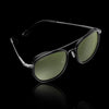 Serengeti BORON Sunglasses | Size 56 / Shiny Dark Gunmetal Black Shiny Acetate / Mineral Polarized 555nm Cat 3 to 3