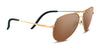 Serengeti CARRARA Sunglasses | Size 59 / Bold Gold Shiny / Mineral Polarized Drivers Gold Cat 3 to 3