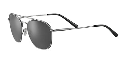 Serengeti CARROLL L Sunglasses Matte Silver / Mineral Polarized Smoke Cat 2 to 3
