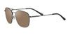 Serengeti CARROLL L Sunglasses | Size 58 / Matte Dark Gunmetal / Mineral Polarized Drivers Cat 2 to 3