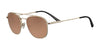 Serengeti CARROLL Sunglasses | Size 53 / Shiny Light Gold / Mineral Non Polarized 555nm Cat 2 to 3