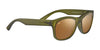 Serengeti CHANDLER Sunglasses | Size 56 / Rubberised Khaki / Saturn Polarized Drivers Gold Cat 2 to 3 B6