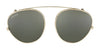 Serengeti DANIEL Clip-On Sunglasses / Shiny Light Gold / Mineral Polarized 555nm Cat 3 to 3