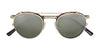 Serengeti DANIEL Clip-On Sunglasses / Shiny Light Gold / Mineral Polarized 555nm Cat 3 to 3