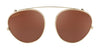 Serengeti DANIEL Clip-On Sunglasses / Shiny Light Gold / Mineral Polarized Drivers Cat 2 to 3