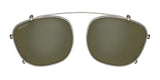 Serengeti EGON M Clip-On Sunglasses Gunmetal Shiny / Mineral Polarized 555nm Cat 3 to 3