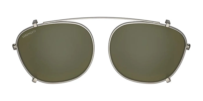 Serengeti EGON S Clip-On Sunglasses / Shiny Light Gold / Mineral Polarized 555nm Cat 3 to 3
