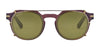 Serengeti LAERRY Clip-On Sunglasses / Shiny Light Gold / Mineral Polarized 555nm Cat 3 to 3