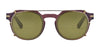 Serengeti LAERRY Clip-On Sunglasses / Shiny Light Gold / Mineral Polarized 555nm Cat 3 to 3