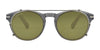 Serengeti LOREN S Clip-On Sunglasses / Gunmetal Shiny / Mineral Polarized 555nm Blue Cat 2 to 3