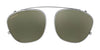 Serengeti MILES Clip-On Sunglasses / Gunmetal Shiny / Mineral Polarized 555nm Cat 3 to 3