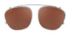 Serengeti MILES Clip-On Sunglasses / Gunmetal Shiny / Mineral Polarized Drivers Cat 2 to 3