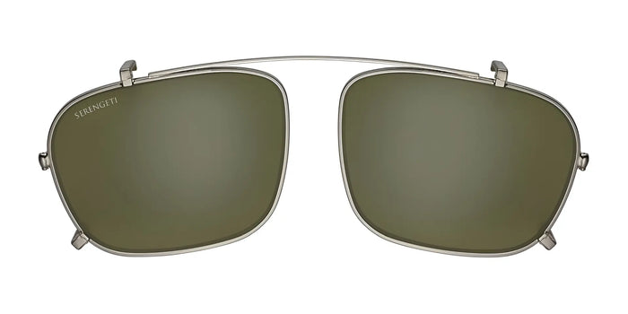 Serengeti NEIL L Clip-On Sunglasses / Gunmetal Shiny / Mineral Polarized 555nm Cat 3 to 3