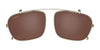 Serengeti NEIL L Clip-On Sunglasses / Gunmetal Shiny / Mineral Polarized Drivers Cat 2 to 3