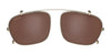 Serengeti NEIL M Clip-On Sunglasses / Gunmetal Shiny / Mineral Polarized Drivers Cat 2 to 3