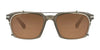Serengeti NEIL M Clip-On Sunglasses / Gunmetal Shiny / Mineral Polarized 555nm Cat 3 to 3
