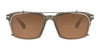 Serengeti NEIL M Clip-On Sunglasses / Gunmetal Shiny / Mineral Polarized 555nm Cat 3 to 3