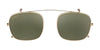 Serengeti NELSON Clip-On Sunglasses / Shiny Light Gold / Mineral Polarized 555nm Cat 3 to 3