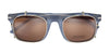 Serengeti NELSON Clip-On Sunglasses / Shiny Light Gold / Mineral Polarized 555nm Cat 3 to 3