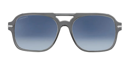 Serengeti MARCO Sunglasses Shiny Crystal Stormy Grey / Mineral Polarized Blue Gradient Cat 2 to 3