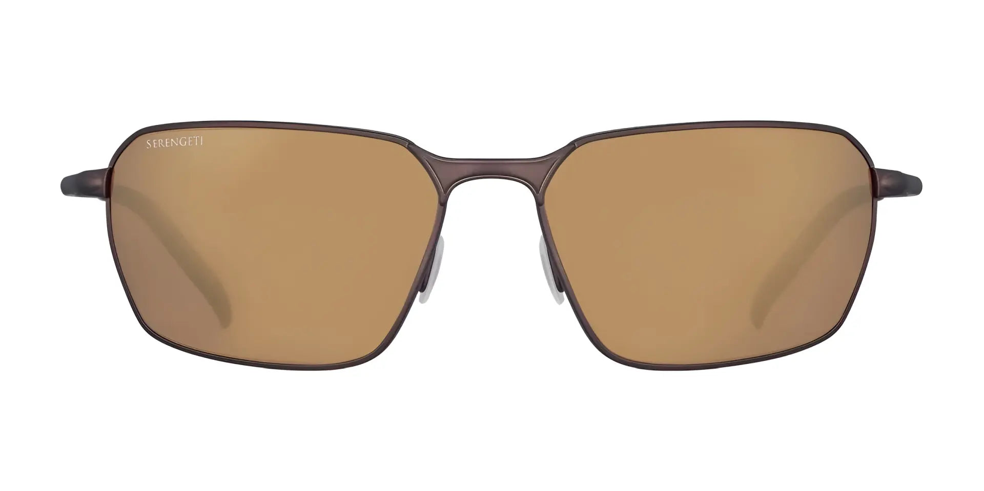 Serengeti SHELTON Sunglasses Matte Chocolate Brown / Mineral Polarized Drivers Gold Cat 3 to 3