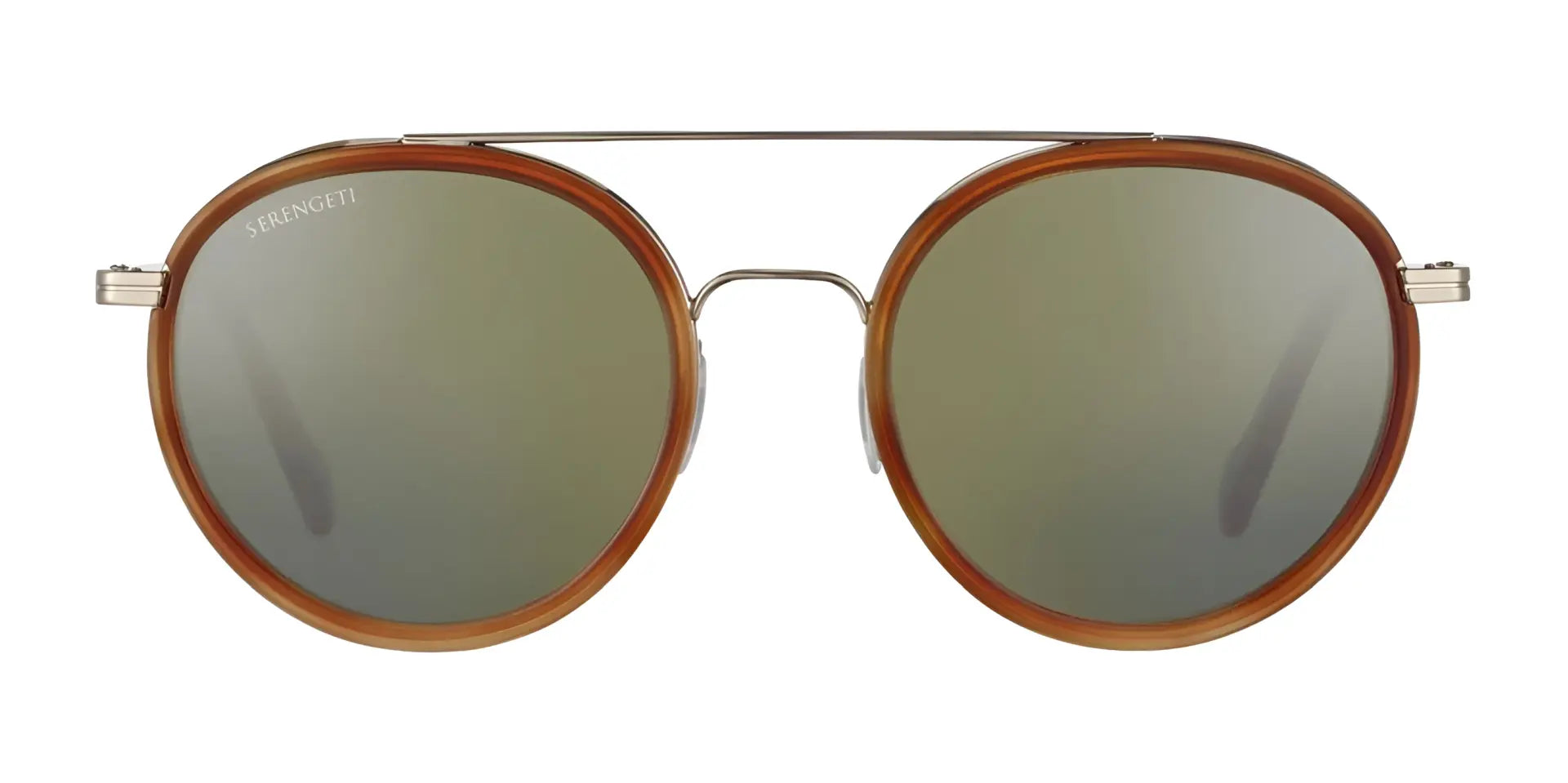 Serengeti GEARY Sunglasses Light Gold Orange Turtoise Acetate / Mineral Polarized 555nm Cat 3 to 3