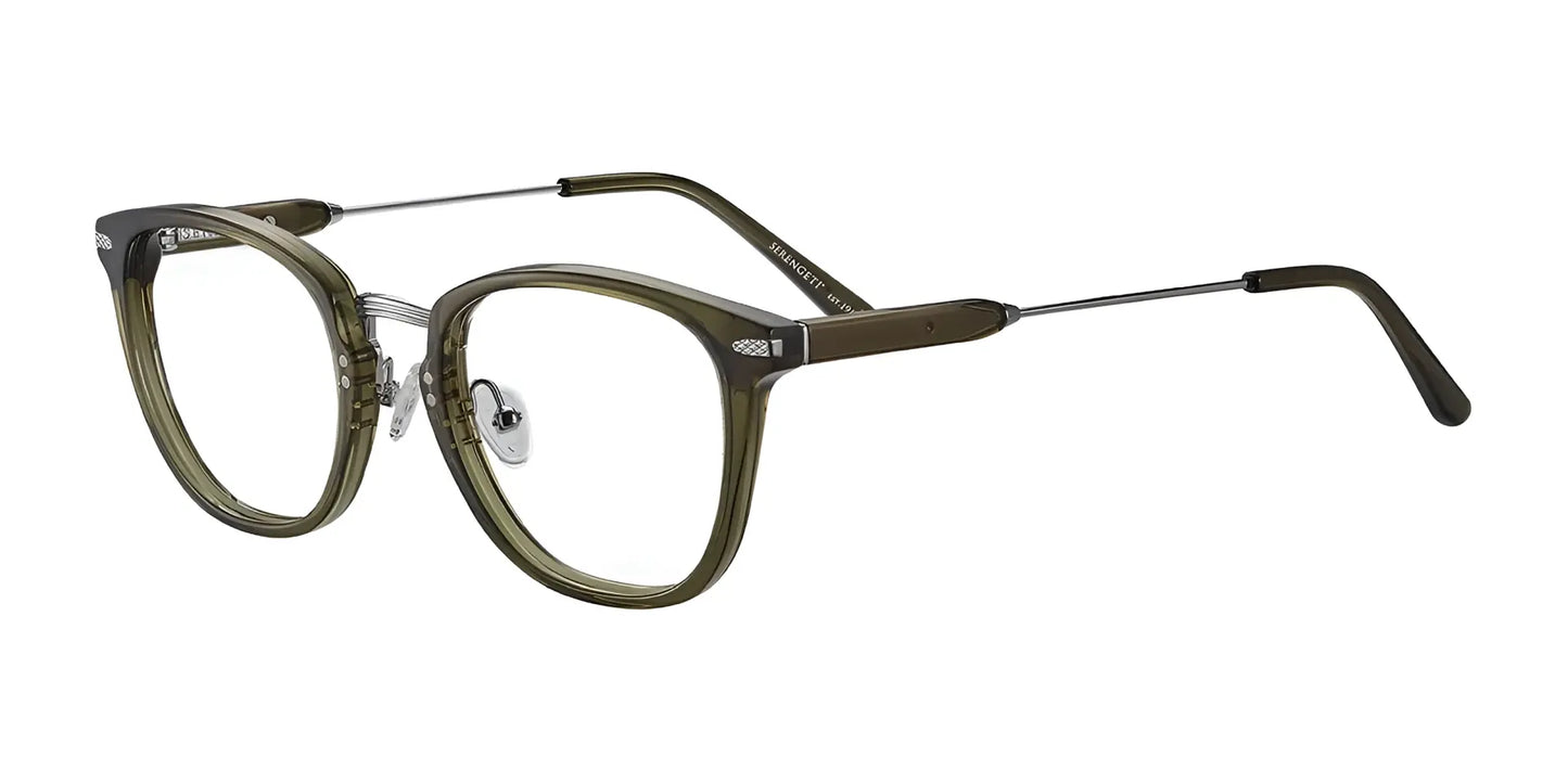 Serengeti EGON M Eyeglasses Shiny Crystal Dark Green