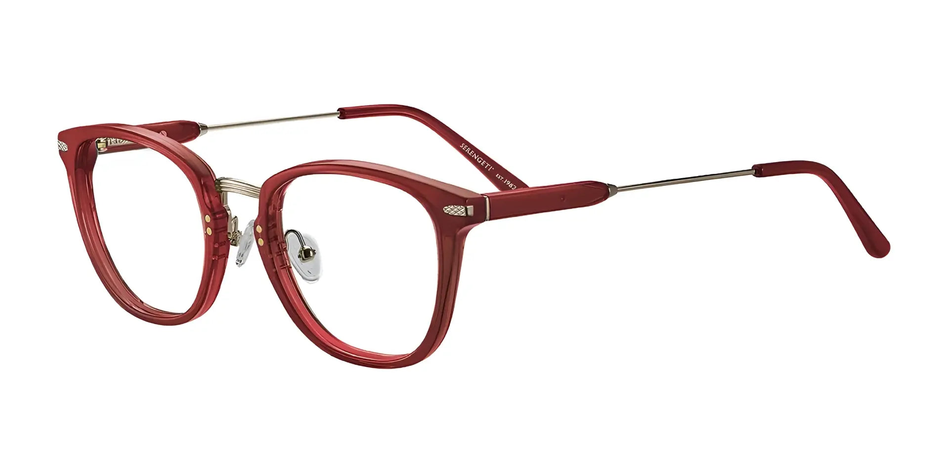 Serengeti EGON S Eyeglasses Shiny Crystal Burgundy