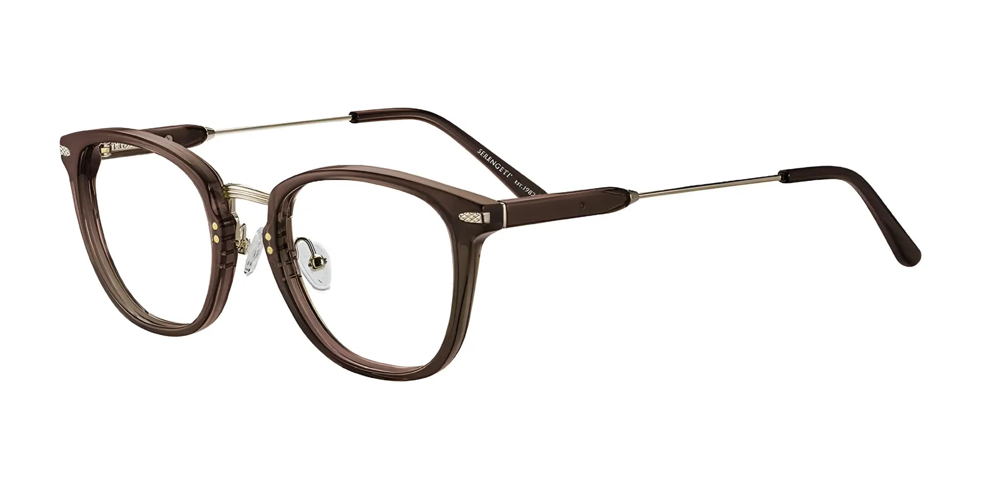 Serengeti EGON S Eyeglasses Shiny Crystal Caramel Brown