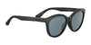 Serengeti ENDEE Sunglasses | Size 56 / Matte Black / Saturn Polarized Petrol Blue B4